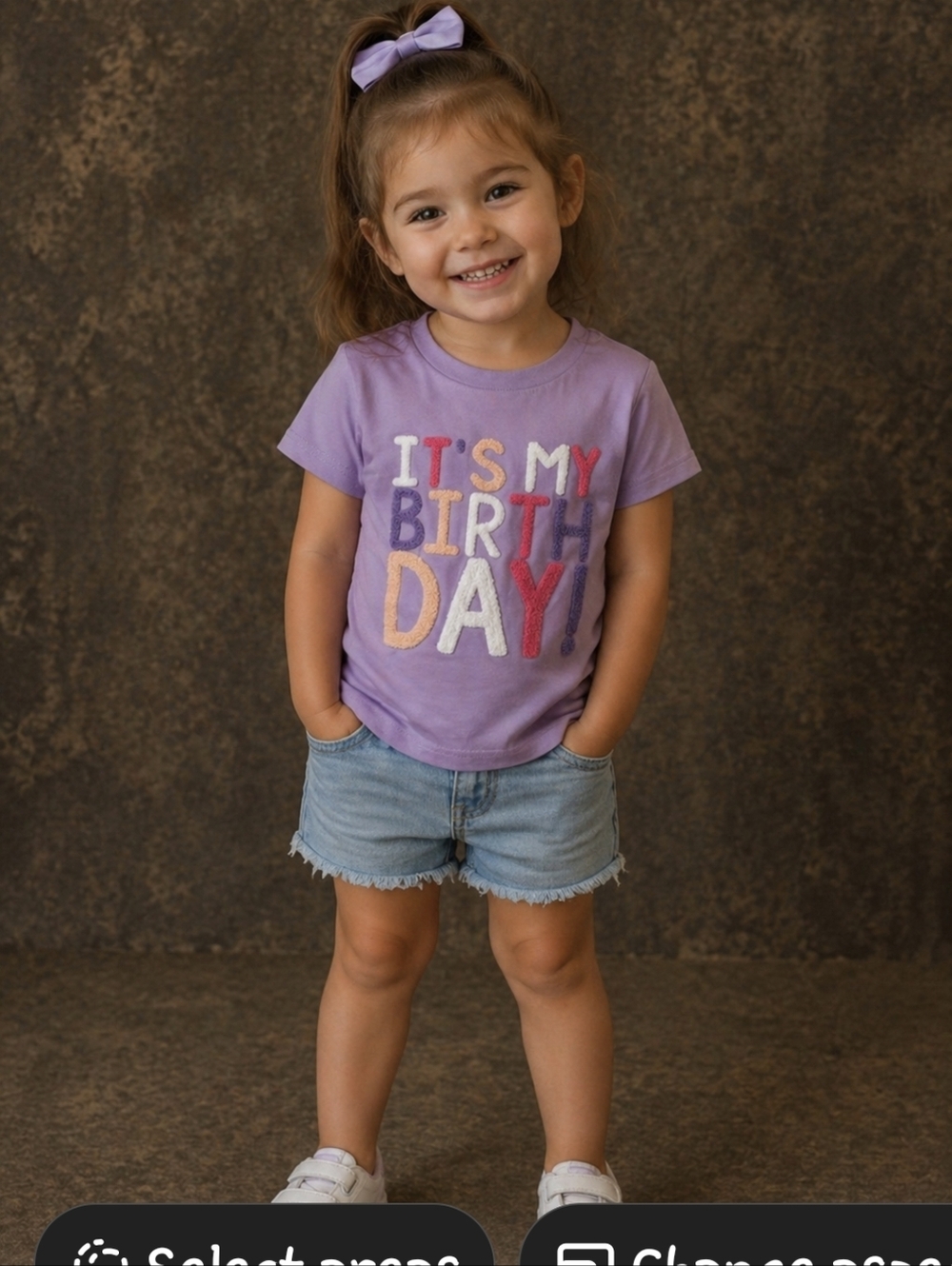 Kids Purple 'It's My Birthday!' Short Sleeve Tee - Colorful Lettering